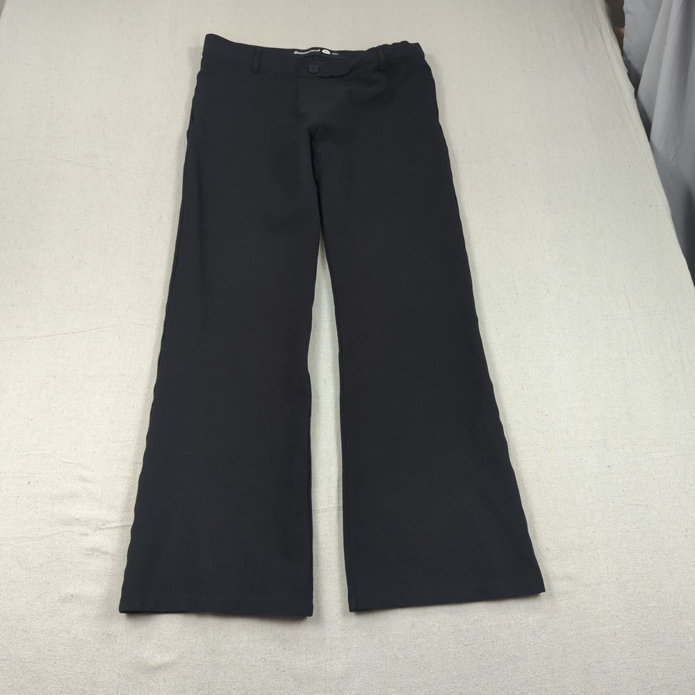 Betabrand Pants Womens Extra Large 34 Black Flare Stretch‎ Yoga Preppy Office